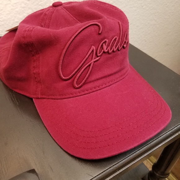 Women Marrón GOALS Baseball Hat. - Picture 3 of 5